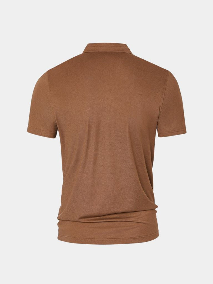 Enzo™ | Modern Polo with Stand-Up Collar