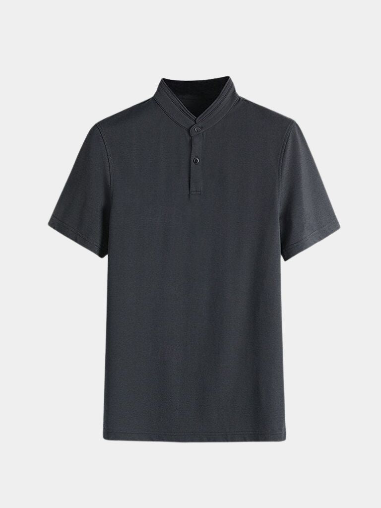 Enzo™ | Modern Polo with Stand-Up Collar