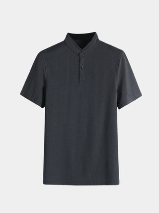 Enzo™ | Modern Polo with Stand-Up Collar