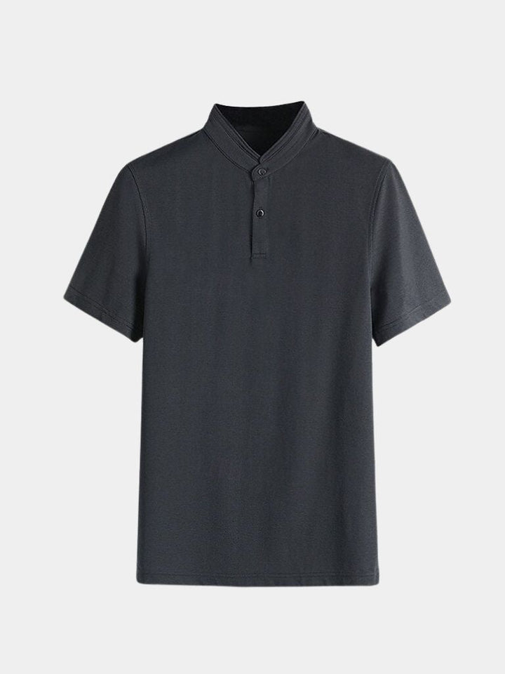 Enzo™ | Modern Polo with Stand-Up Collar