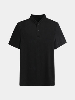 Enzo™ | Modern Polo with Stand-Up Collar