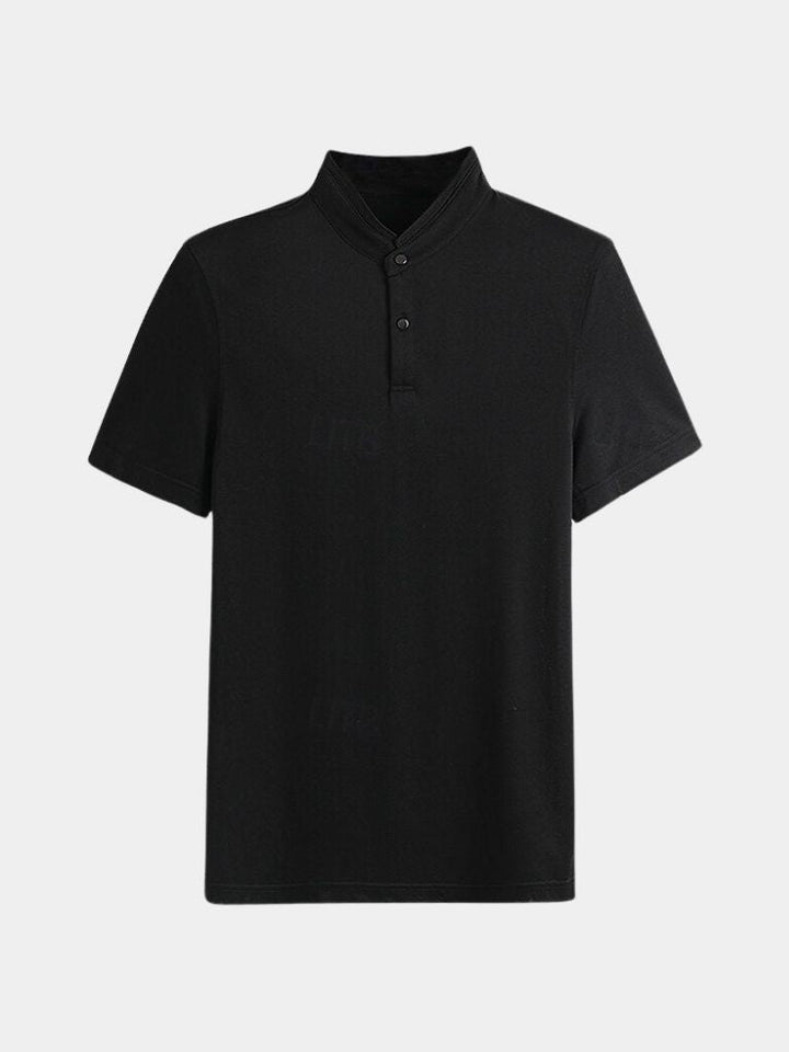 Enzo™ | Modern Polo with Stand-Up Collar