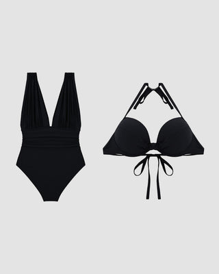 Lumira Boutique | Karina Maillot de bain sculptant V avec effet ventre plat