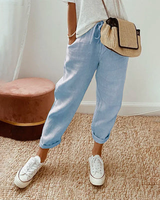 Lumira Boutique | Pantalon Agatha Décontracté & Élégant