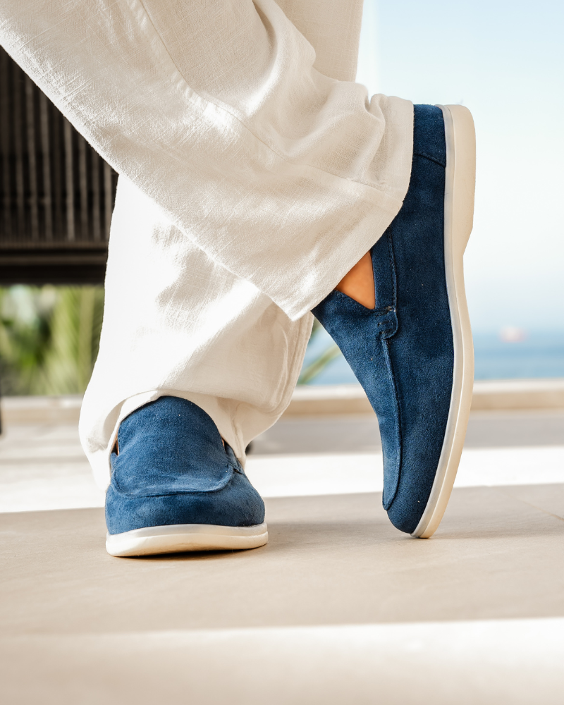 Lumira Boutique | Jean Mocassins en daim