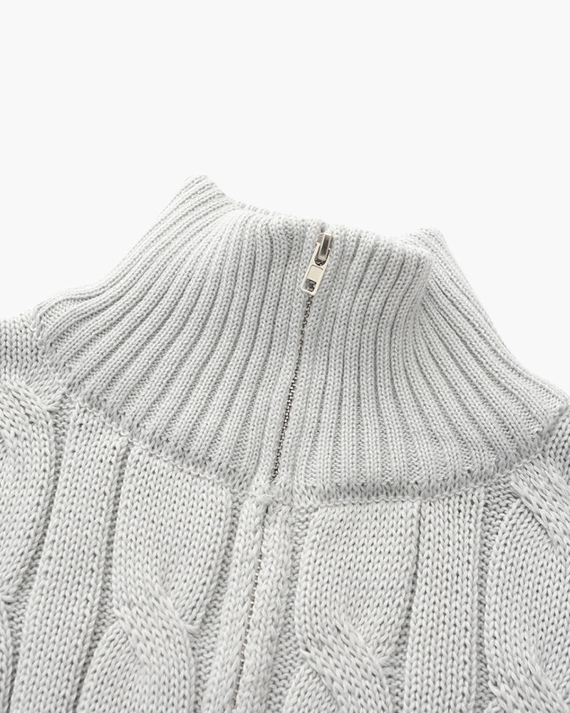 Lumira Boutique | Pull à Col Zippé Verbier