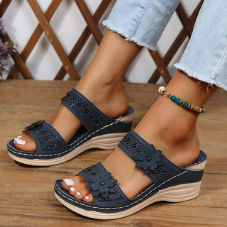 DELACROIX | Rosalie Comfort Wedge Sandals