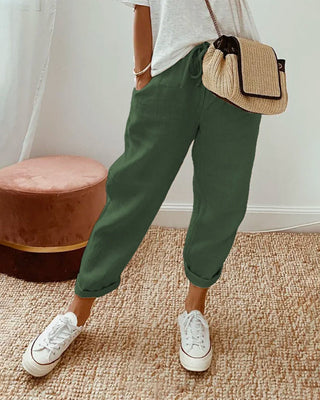 Lumira Boutique | Pantalon Agatha Décontracté & Élégant