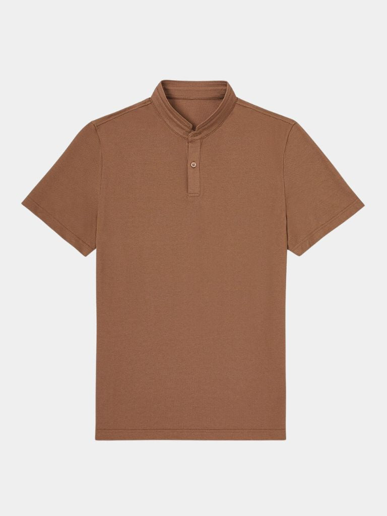 Enzo™ | Modern Polo with Stand-Up Collar