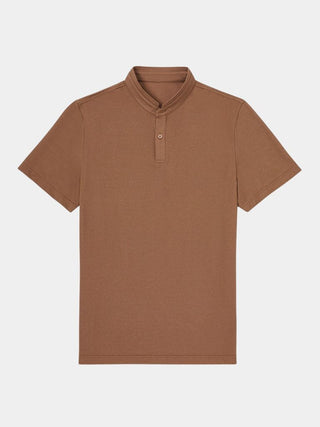 Enzo™ | Modern Polo with Stand-Up Collar
