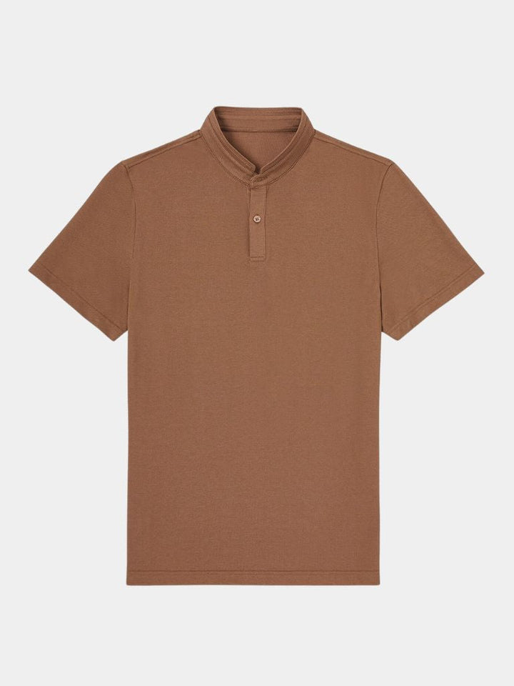 Enzo™ | Modern Polo with Stand-Up Collar