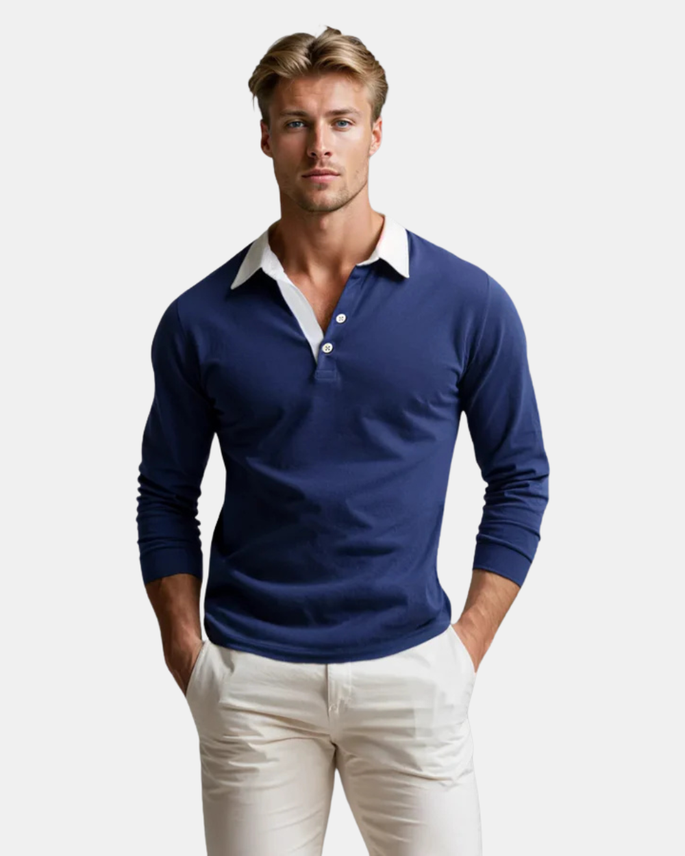 Adrian Élégant Polo Sweater