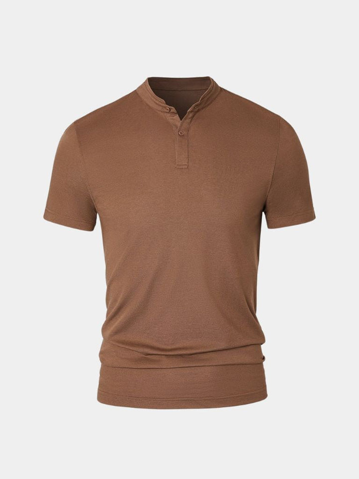 Enzo™ | Modern Polo with Stand-Up Collar