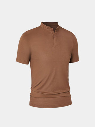 Enzo™ | Modern Polo with Stand-Up Collar