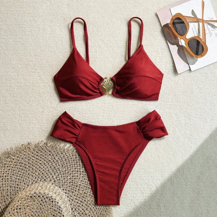 Bikini Élise - Taille haute et effet push-up