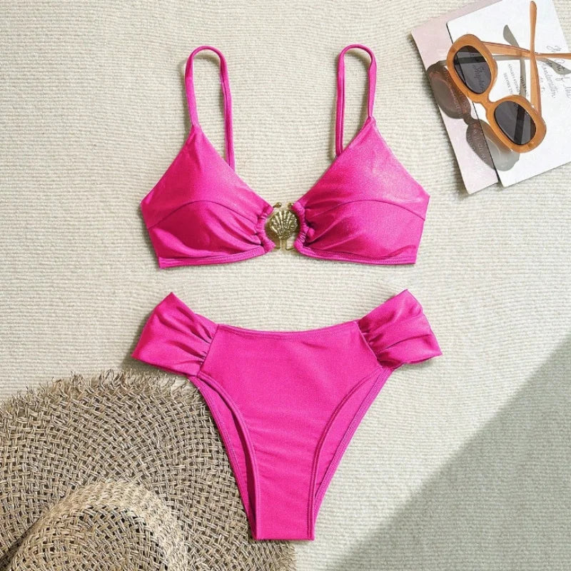 Bikini Élise - Taille haute et effet push-up