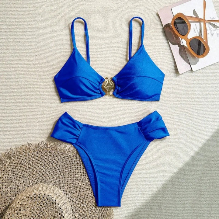 Bikini Élise - Taille haute et effet push-up
