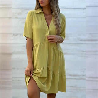Lumira Boutique | Robe élégante pour femmes avec décolleté en V