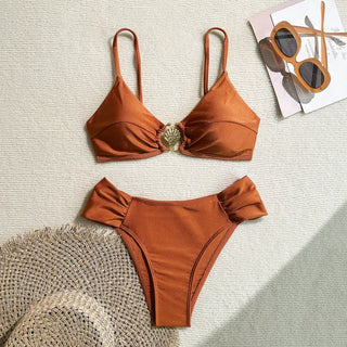 Bikini Élise - Taille haute et effet push-up