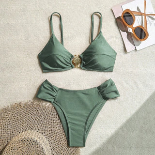 Bikini Élise - Taille haute et effet push-up