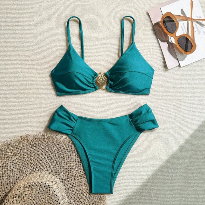 Bikini Élise - Taille haute et effet push-up