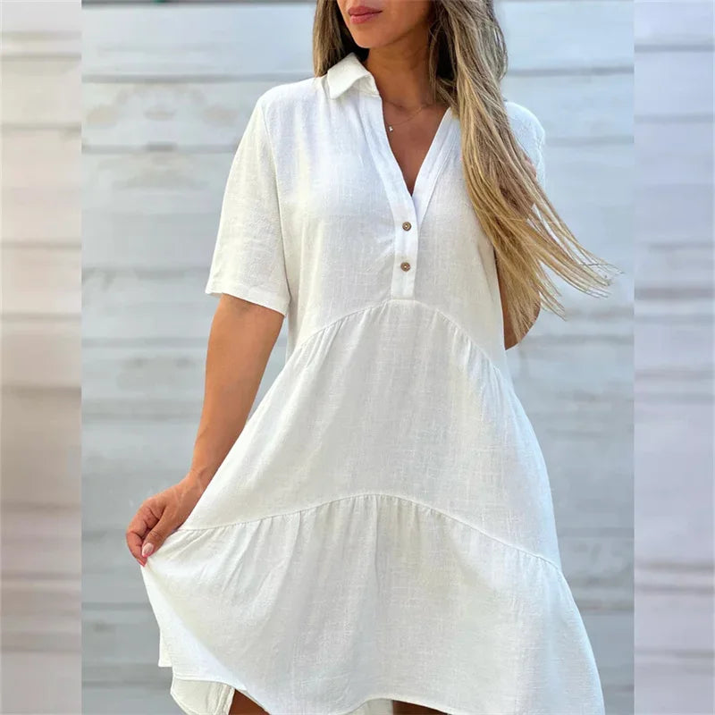 Lumira Boutique | Robe élégante pour femmes avec décolleté en V