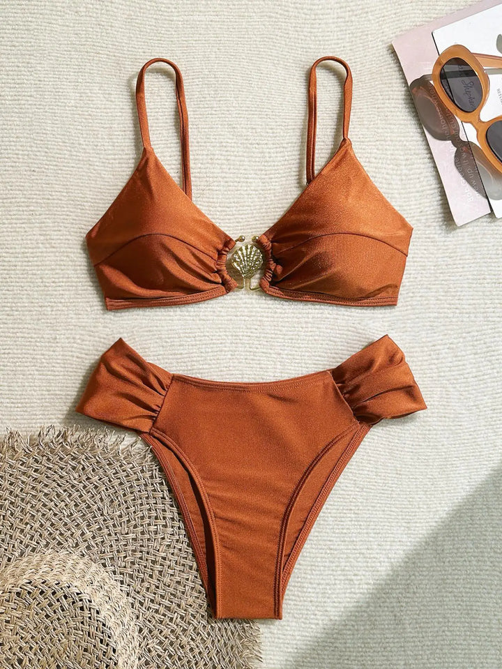 Bikini Élise - Taille haute et effet push-up