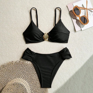 Bikini Élise - Taille haute et effet push-up