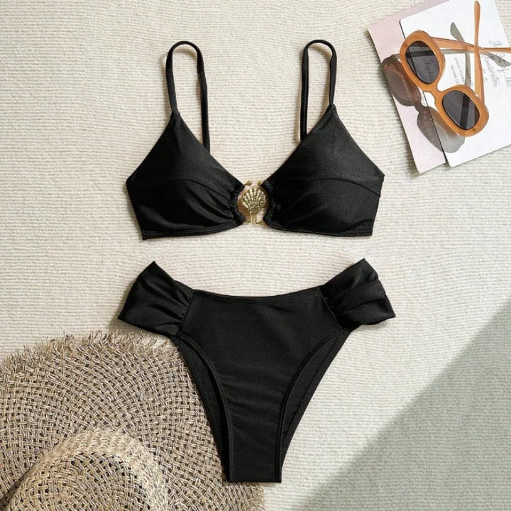 Bikini Élise - Taille haute et effet push-up