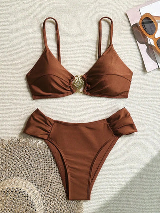 Bikini Élise - Taille haute et effet push-up