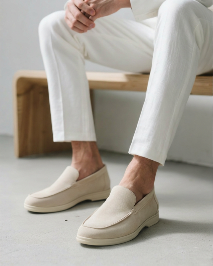 Lumira Boutique | Jean Mocassins en daim