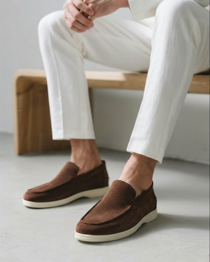 Lumira Boutique | Jean Mocassins en daim