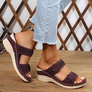 DELACROIX | Rosalie Comfort Wedge Sandals
