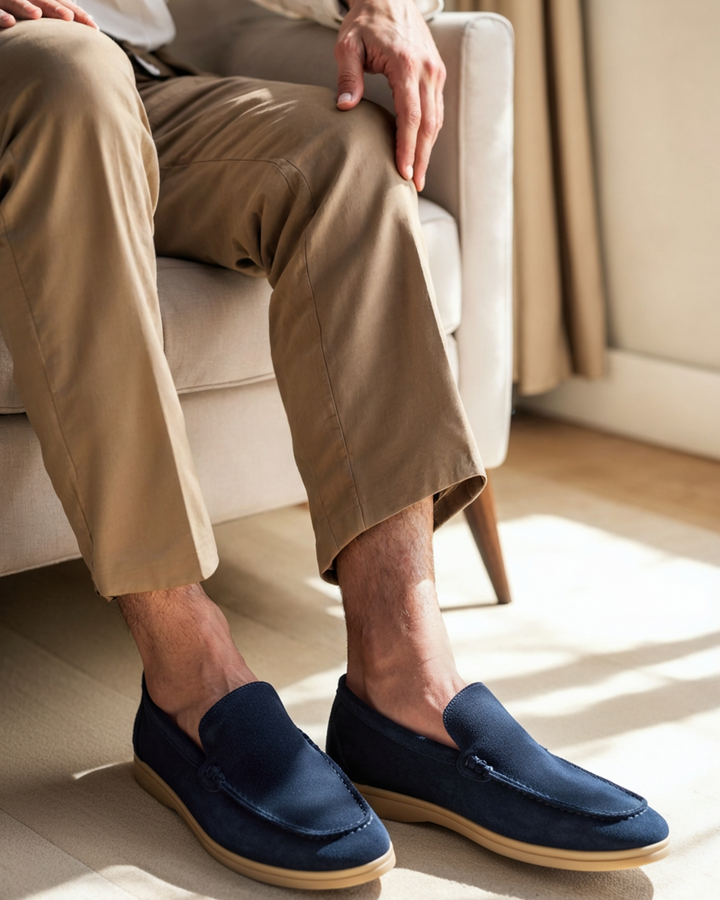 Lumira Boutique | Pierre Mocassins en Suède Premium