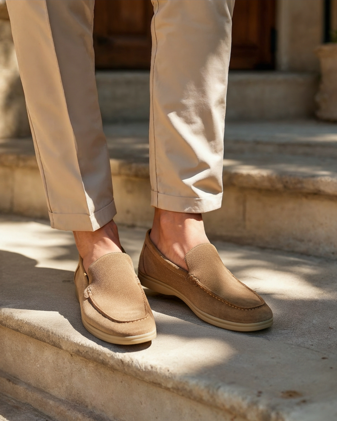 Lumira Boutique | Pierre Mocassins en Suède Premium