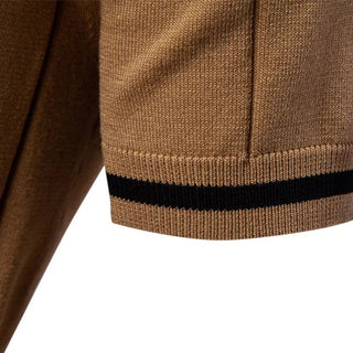 AURELIO™ | Polo à Rayures avec Col Zippé