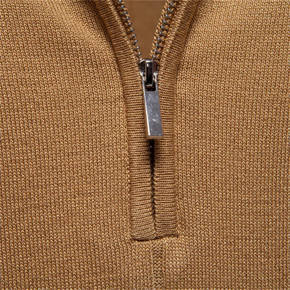 AURELIO™ | Polo à Rayures avec Col Zippé
