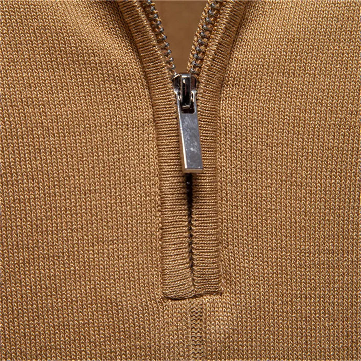 AURELIO™ | Polo à Rayures avec Col Zippé