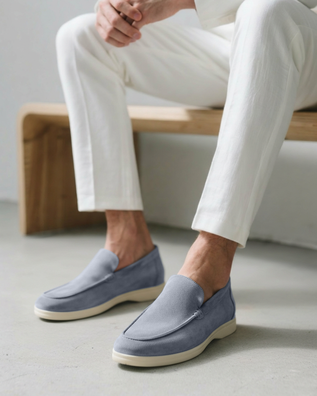 Lumira Boutique | Jean Mocassins en daim