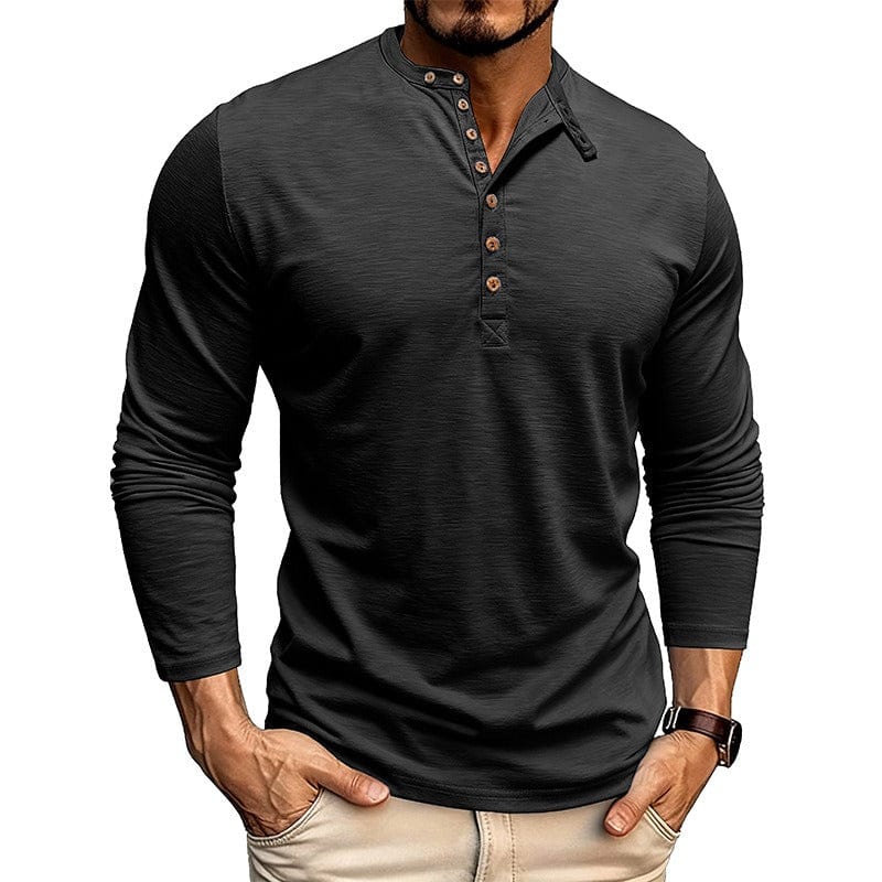 ALTON™ | Slub Jersey Henley T-Shirt