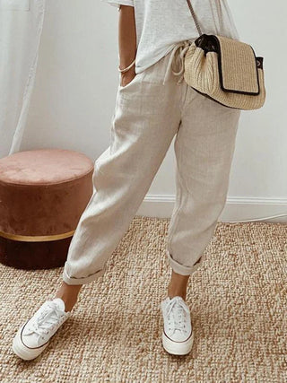 Lumira Boutique | Pantalon Agatha Décontracté & Élégant