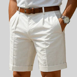 Lumira Boutique | Pantalon Court Élegant en pli pour hommes