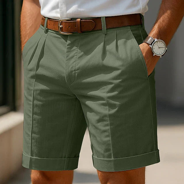 Lumira Boutique | Pantalon Court Élegant en pli pour hommes