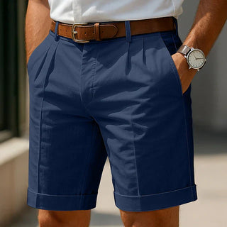 Lumira Boutique | Pantalon Court Élegant en pli pour hommes